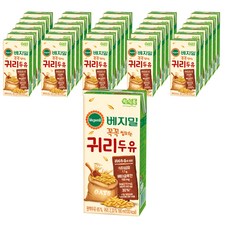 베지밀 꼭꼭 씹히는 귀리두유, 190ml, 64개