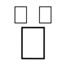 ARTSiGN 口袋墊, 黑色的, 3個