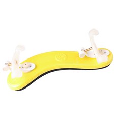 비바 라 뮤지카 바이올린 어깨받침 1/4-1/8, 파스텔 옐로우, 1개