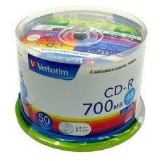 Verbatim 威寶 三菱 CD-R 700MB 48X CD 50p, SR80FC50V1