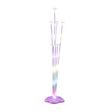 WOW PARTY KOREA led氣球架 1入+電池 3入組, 紫色的, 1套