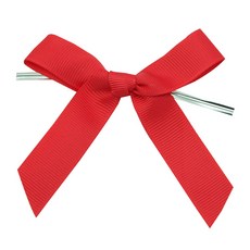 Donna&deco Flo 羅紋緞帶包裝束帶, 紅色, 50個