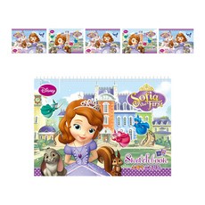 Sofia The First 小公主蘇菲亞 迪士尼公主歷久彌新寫生本隨機送6p, 250*345mm, 20張