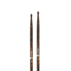 D'Addario Promark Firegrain 經典 5A 山核桃橢圓木頭棒 TX5AWFG, 混色