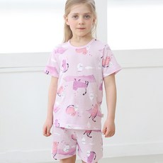 메종마밤 마밤오가닉 아동용 밀크키티 5부 내의 상하 세트