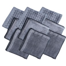 BabyBoom 竹炭纖維混紡手帕組 3款 各3入