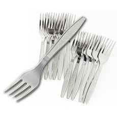 塑膠叉子 17cm, 72件, 1個