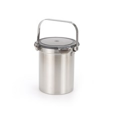 프리미엄 304 스텐 음식물 쓰레기통 밀폐형 2900ml