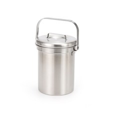 프리미엄 304 스텐 음식물 쓰레기통 일반형 2900ml, 1개