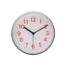 woodrohaus 浴室吸盤時鐘 G163 簡約覆盆莓, 1個, 單品