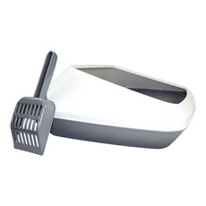 Oops 平盤式貓砂盆, 1個, 灰色