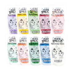 아쿠아플러스 아쿠아 칼라스톤 350g, 랜덤발송, 10개