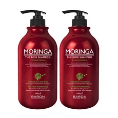 바론 모링가 더 로즈 샴푸, 500g, 2개