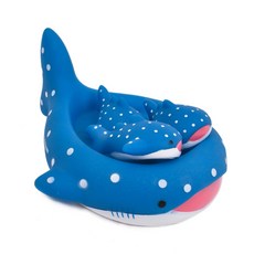 고래가족 삑삑 소프트 목욕놀이완구, 혼합색상, 1개