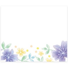 DONNA&DECO 茉莉花方形備忘錄貼紙 6 x 5cm 011, 120入, 混色
