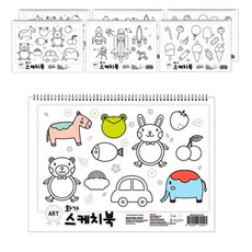 YOUNGART 繪圖本 105g 隨機出貨, 248*345mm, 24張, 7本