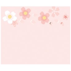 Donna&deco Ivana 春之饗宴方形便條貼紙 6 x 5 cm 004, 120個, 混色