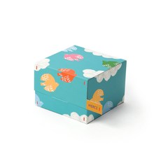 藍天卡扣盒 S 10 x 10 x 7cm, 混合色, 20個