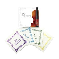 YAN 小提琴弦4件組, 單一商品, 單一顏色, 1個