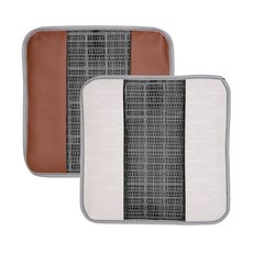 Black Rhino 原廠型通風坐墊 2件組, 1套, 白色, 棕色