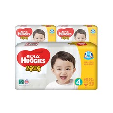 하기스 2020 보송보송 밴드형 기저귀 남여공용, 4단계, 156매