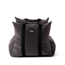 펫토 클린펫 릴렉스 강아지 고양이 카시트 미디움, 차콜, 1개