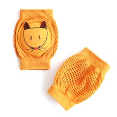 cuby n mom 狐狸印花護膝, 黃色, 1組