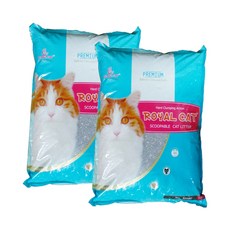 로얄캣 프리미엄 고양이 모래, 9.53kg, 2개, 무향