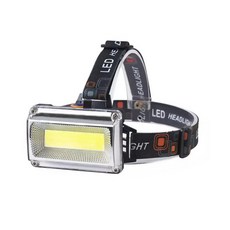 10W COB LED 충전식 헤드랜턴 DH6684, 혼합색상, 1개