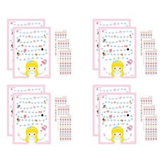디자인아지트 앨리스 칭찬 스티커판 8p + 칭찬 스티커 12p 세트, 혼합색상, 1세트