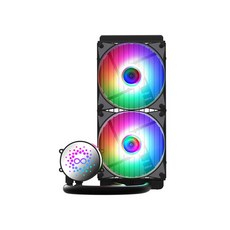 쿨맥스 CPU 수냉쿨러 AID W240-aRGB PWM + 5V Addressable RGB Sync Cable, 1개