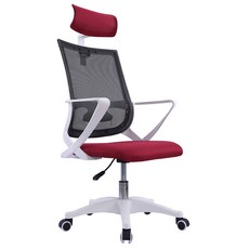 다니카 메쉬 의자 헤드형 BTHD-006W, 레드