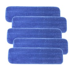 aclean 拖把用藍色環狀抹布 5入, 1個