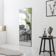 애채 와이드 600 전신거울 YJ-P72, 블랙