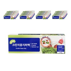 LOHAS 清潔雙拉鍊袋, 小(S), 20入, 30盒