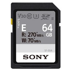 SONY 索尼 SDXC UHS 2 U3 記憶卡 SF-E64, 64GB