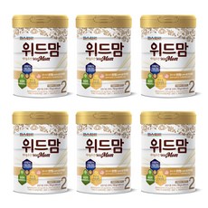 위드맘 케어 솔루션 분유 2단계, 750g, 6개