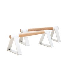 건강한형제들 우드 패럴렛바 2p, 애쉬 + 화이트