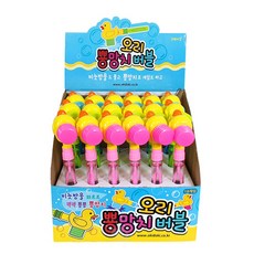 Okidoki 鴨錘肥皂泡 3 x 6p 套組, 粉色, 藍色, 綠色