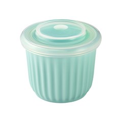 mommy's table 含蓋圓形食物保鮮盒, 薄荷色