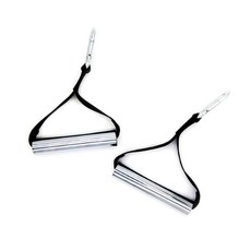 HEALTHY BROS. 居家訓練彈力帶握把 2入, 黑色