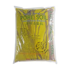 초록끈 아쿠원 수조 황토 포어 소일, 4L, 1개