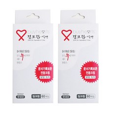 바이하츠 짚크립 일반 ZP-60, 60개입, 2개