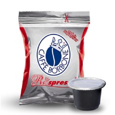 CAFFE BORBONE Nespresso咖啡機適用義式濃縮咖啡膠囊 Rossa款, 5g, 50顆, 1盒