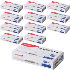 monAmi 細字用姓名筆 X, 藍色, 144個