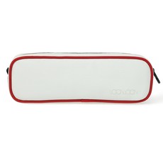 LOONLOON 260 Rainy 圓形筆袋, 白色, 1個