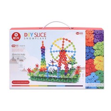 DIY 눈송이 블록 05-22Y 360p, 혼합색상, 1개