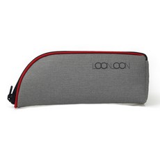 LOONLOON 560 Rainy 拱形鉛筆盒, 灰色, 1個