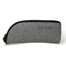 LOONLOON 563 石頭拱形筆袋, 灰色, 1個