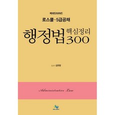 로스쿨 5급공채 행정법 핵심정리 300, 윌비스